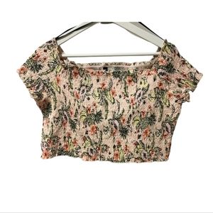 H&M Summer Off-Shoulder Crop Top